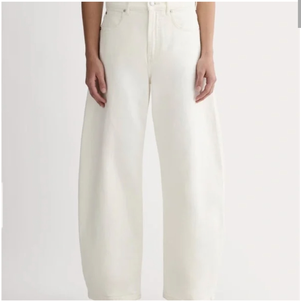 🆕EVERLANE The Way-High Curve Pant In Bone